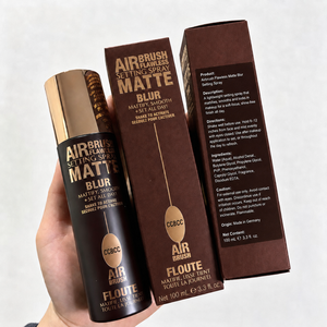 Matte Airbrush Effect Makeup Setting <b>Spray</b> Oil Control Blur Pores Waterproof Long Lasting Face Mist Alcohol-Free Black Bottle - Product Image 6