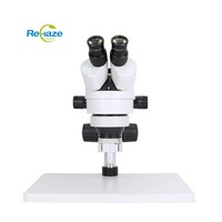 REHAZE Lab Trinocular Compound Stereo Microscope 10x Eyepiece 1080p HD LED Display Auto Focus IP53 with External Display Support