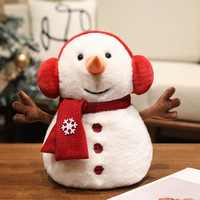 Peluche personnalisée pour bébé, pingouin de Noël, jouet en peluche doux, cadeau de Noël