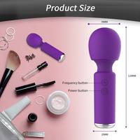 Vibrateur mini AV à charge magnétique USB pour femmes, sans fil, 10 modes, masseur personnel clitoridien, jouets sexuels
