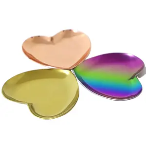 Kit per la cura delle candele elegante portacandele per gioielli di natale portacandele in metallo a forma di cuore per tagliabordi per matrimonio 2022