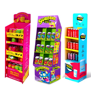 Giá để trưng bày sản phẩm bằng giấy carton sóng, dạng pop-up, dành cho cửa hàng bán lẻ, đồ uống, thực phẩm, kẹo, siêu thị - Product Image 1