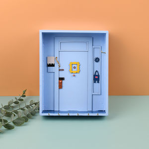 <span class=keywords><strong>Porte</strong></span>-clés <span class=keywords><strong>porte</strong></span> cadre <span class=keywords><strong>porte</strong></span>-clés mignon maison cadeau pour émission de télévision amoureux des marchandises violet fait à la main <span class=keywords><strong>porte</strong></span>-clés Vintage décor à la maison mur - Product Image 3