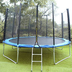 Cama de salto de 10 pies para niños y adultos, equipo de fitness para interior y exterior, trampolín con escalera - Product Image 1