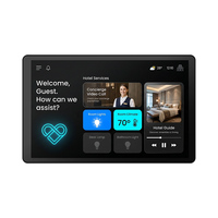 Tablet PC Android de 10 Pulgadas para Montaje en Pared, Panel Táctil para Hotel con RJ45, RS485, USB-C, Alimentación POE, Altavoces Duales, Control Inteligente