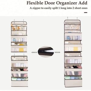 Bolsas de Almacenamiento de Tela Plegables de Tres Piezas Color Beige, Organizador de Artículos Diversos No Tejidos para Armario y Sala de Estar - Product Image 6