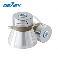 Transduser Keramik Piezo Ultrasonik 60W 40khz Sensor Getaran untuk Peralatan Pembersih