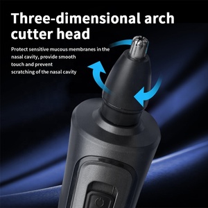 Waikil เครื่องโกนหนวดไฟฟ้าสำหรับผู้ชาย, เครื่องโกนหนวดไฟฟ้า <span class=keywords><strong>PT</strong></span>-6066 3อิน1 USB ชาร์จไฟได้เครื่องเล็มขนจมูกสำหรับผู้ชาย - Product Image 3