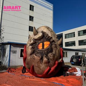 Ornement de ballon gonflable d'oeil du diable de festival de <span class=keywords><strong>film</strong></span> carré, oeuf <span class=keywords><strong>maléfique</strong></span> gonflable d'exposition d'art pour l'affichage d'affaires - Product Image 6