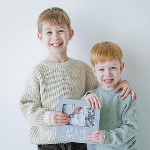 Petites idées moi et <span class=keywords><strong>mon</strong></span> frère cadre photo, cadre photo photo de Noël - Product Image 5