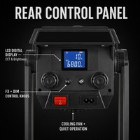 Lumière vidéo LED professionnelle 6e génération 300W bicolore COB pour photographie, éclairage d'appoint pour studio, streaming YouTube TikTok