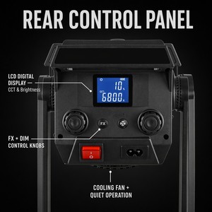Luz de Video LED Profesional de 6.ª Generación, 300W, Bicolor, COB, para Fotografía, Iluminación de Estudio, Transmisión en Vivo, YouTube, <span class=keywords><strong>TikTok</strong></span> - Product Image 6