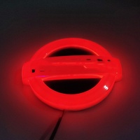 Emblème lumineux LED 4D de luxe pour calandre avant et arrière, étanche 12V, pour Tiida X-Trail Geniss Livina Cedric, logo de coffre de voiture lumineux