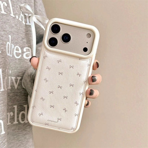 Coque de téléphone <span class=keywords><strong>INS</strong></span> Fashion 3D Nœud Papillon Sac Tambour Mignon Antichoc Housse de Protection pour iPhone 12 13 14 15 16 17 Air Pro Max - Product Image 2