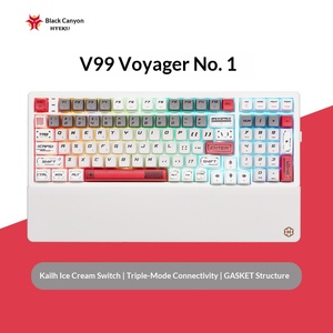 Teclado Mecánico Inalámbrico para Juegos HEXGEARS V99 de 99 Teclas, Tri-Modo, BT, Interruptores Kailh Intercambiables en Caliente, Teclas PBT con Junta, RGB, 4600 mAh - Product Image 1