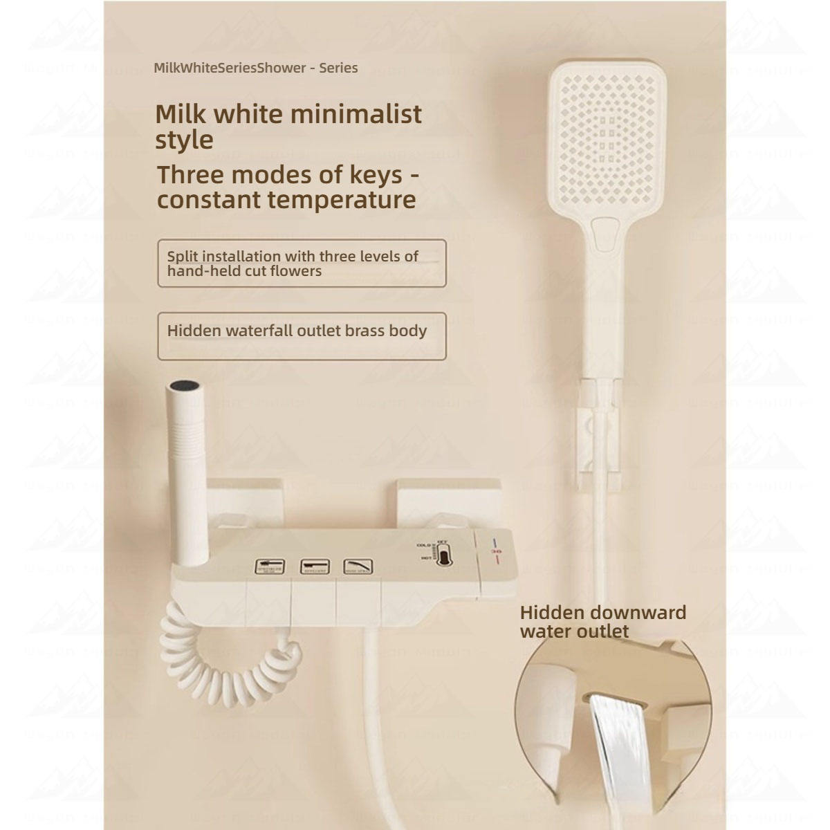 White third gear, constant temperature, simple style