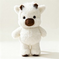 Bestverkochte Highland Koe knuffel, schattige rennende langharige koeienpop, kindercomfortknuffel, klauwautomaatpop