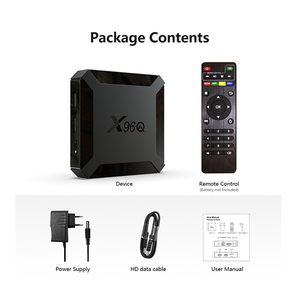 X96Q <b>Android</b> 10 TV <b>Box</b> Quad Core Amlogic S905X 4K Media Player With Remote Control - Product Image 4