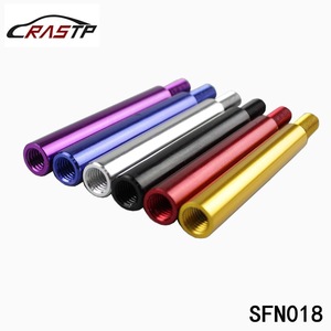 Extensor de palanca de cambios de coche, barra de extensión de aleación de aluminio M10x1,5, tubo recto para perilla de transmisión manual - Product Image 4