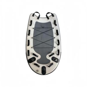 Trineo de Rescate Inflable Personalizado con Logotipo, Fabricado con Tela Gris Drop Stitch, Trineo de Rescate <span class=keywords><strong>Pequeño</strong></span> para Salvavidas, Trineo para Moto Acuática - Product Image 1