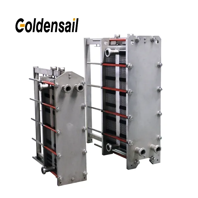 Price of plate and frame heat exchangers for water treatment cooled machinery
