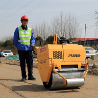 Mini-compacteur vibrant de 500 kg, à moteur diesel ou essence, autoporté, pour le compactage du sol et de l'asphalte, machine de construction
