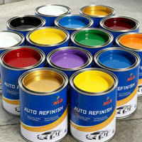 Peinture de base automobile 2K acrylique haute solidité MLB, séchage rapide, application facile, haute brillance, anti-rayures, résistante aux UV