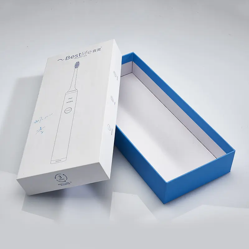 Ensemble de boîtes d'emballage de luxe en papier pour brosse à dents électrique, emballage personnalisé, vente en gros, 10 pièces