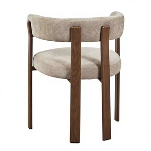 Silla de <span class=keywords><strong>Comedor</strong></span> Moderna JP <span class=keywords><strong>para</strong></span> Cocina o Restaurante, con Marco de Madera y Tapizado, con Reposabrazos - Product Image 3
