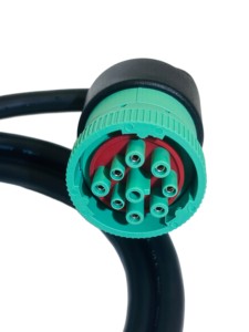 Cable Adaptador <span class=keywords><strong>de</strong></span> Diagnóstico para Camiones Linkyou <span class=keywords><strong>de</strong></span> 9 Pines J1939 a 10 Pines, 12-24V, 220g, 1 Año <span class=keywords><strong>de</strong></span> Garantía, Compatible con ECM y DOT, Lector <span class=keywords><strong>de</strong></span> Códigos ELD, OBD II - Product Image 4