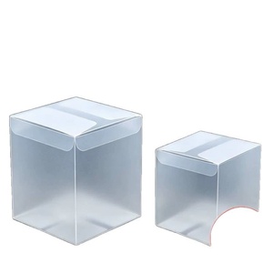 Custom PVC PET PP Coffee Gift Boxes with Logo Printing Matte <b>Glossy</b> Textured Transparent Colors - Product Image 4