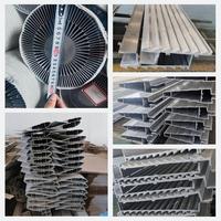 Dissipateur thermique en aluminium extrudé de grande taille pour station de base industrielle 5G, ailettes haute densité pour télécommunications