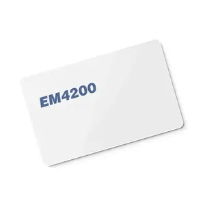 Персонализированная печатная фабрика пустая система контроля доступа 125 кГц Rfid карты Em4200 карты
