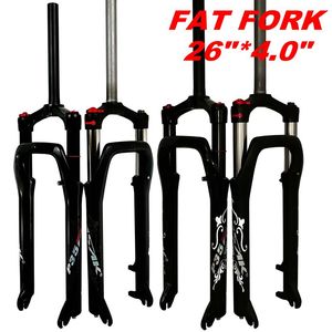 Neige 26 pouces vtt VTT fourche graisse vélo Air gaz verrouillage <span class=keywords><strong>Suspension</strong></span> 4.0T pneu 135mm magnésium alliage d'aluminium frein à disque - Product Image 4