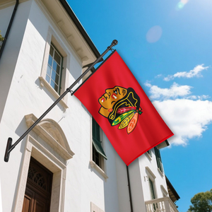 Drapeau de l'équipe des Blackhawks de <span class=keywords><strong>Chicago</strong></span> de la LNH, bannière en polyester résistant pour les événements sportifs, drapeau des Blackhawks de <span class=keywords><strong>Chicago</strong></span> de la LNH - Product Image 5