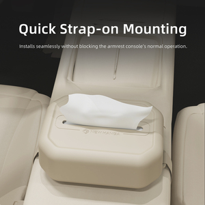 <b>seat</b> back mount silicone car tissue <b>box</b> no sharp edges safe auto tissue container for car interior decoration - Product Image 6