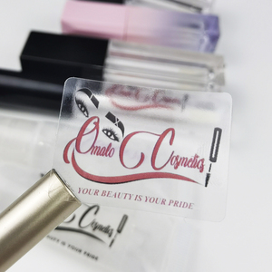 Étiquettes adhésives en vinyle de haute qualité pour <span class=keywords><strong>cils</strong></span>, boîte d'emballage cosmétique, Tubes de brillant à lèvres, Logo personnalisé - Product Image 1