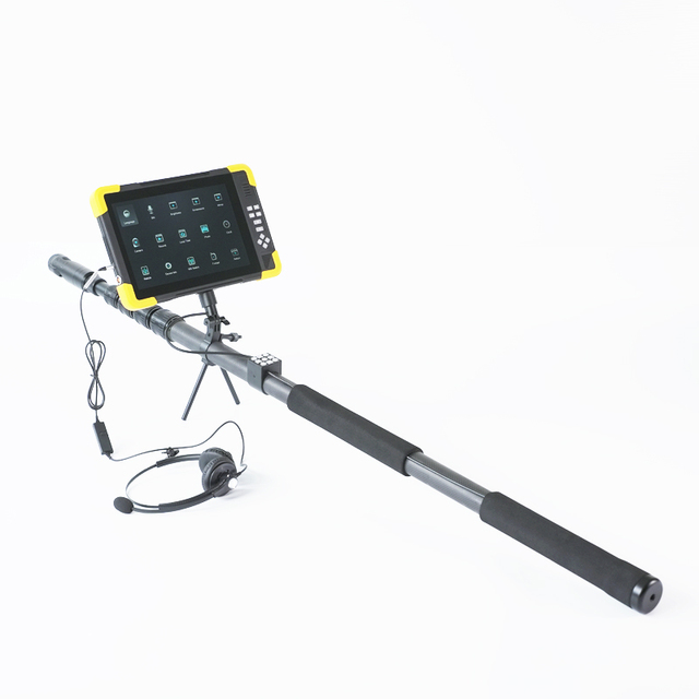 Two-way Audio Life Detector 39mm 360° Panoramic Camera 4K 7" Touch DVR Wifi Telescopic Pole Security System