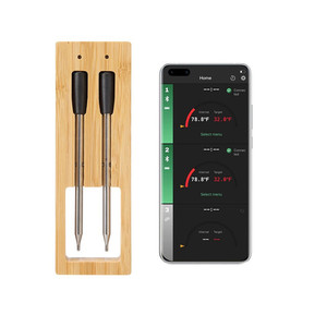 Termómetro Inalámbrico Inteligente para Carne con Alcance de 50m (165 pies), Wifi, para Horno, Parrilla, Cocina, Barbacoa, BL01 - Product Image 1