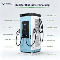 Chargeur rapide DC pour véhicules électriques 240 kW, CCS2, OCPP, station de charge ultra-rapide intelligente, fabricant