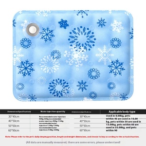 Winter kühl matte für Haustiere PVC Sommer kühl kissen Festes Trockeneis Kristall pulver Wasser injektion styp Nass trocken Verwendung für Hunde Katzen - Product Image 6