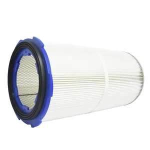 Customization Polyester Cloth Air Cartridge Filter Cartridge Filter for Reverse Pulse Cleaning System