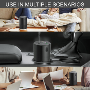 SCENTNARIO Waterless Portable 100% Plant <b>Essential</b> <b>Oil</b> Nebulizer Car USB Rechargeable Wireless Aromatherapy <b>Diffuser</b> - Product Image 4