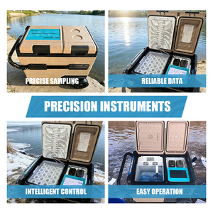 Dispositif d'échantillonnage d'eau portable intelligent et automatique, échantillonneur d'eau personnalisé pour la collecte mixte et discrète des eaux usées, destiné aux tests. - Product Image 2
