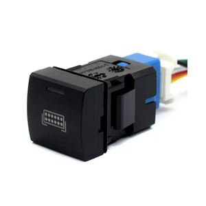 Su geçirmez OEM tarzı yeni kare 22x22mm açma-kapama 12V <span class=keywords><strong>DC</strong></span> 3A araba LED ışık Bar Dash basmalı düğme anahtarı - Product Image 3
