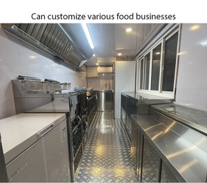 รถพ่วงขายอาหารเคลื่อนที่อเนกประสงค์ พร้อ<span class=keywords><strong>ม</strong></span>ระบบเชื่อมต่อแก๊สและไฟฟ้า และระบบระบายอากาศ สำหรับการจัดเลี้ยงกลางแจ้งที่หลากหลายรูปแบบ - Product Image 3