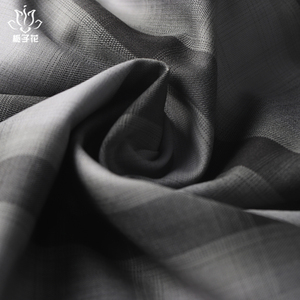 Livraison rapide 55 <span class=keywords><strong>laine</strong></span> 45 polyester tissu à carreaux peigné - Product Image 4