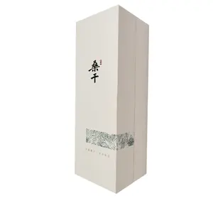 Recycelt luxus benutzerdefinierte wein box einzelne flasche karton geschenk box für wein mit schwarz EVA