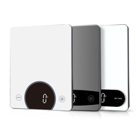 Balance alimentaire intelligente portable haute précision 5 kg 1 g avec écran LED en verre trempé, calculateur nutritionnel et suivi des calories pour OEM