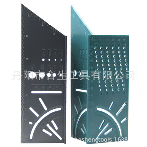 Regla de ángulo multifuncional Mr Drill de plástico, herramienta de medición para carpintería de 45 y 90 grados para máquina de corte - Product Image 5